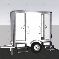 Prefab public wc restroom trailer portable mobile washroom trailer toilet